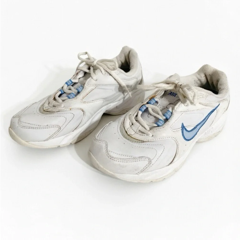 Nike Air Training Style: 311277-141 Running Athletic Shoes Sneakers White Blue